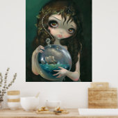 Mikrokosmos: Seascape ART PRINT Pop Surrealismus Poster (Küche)