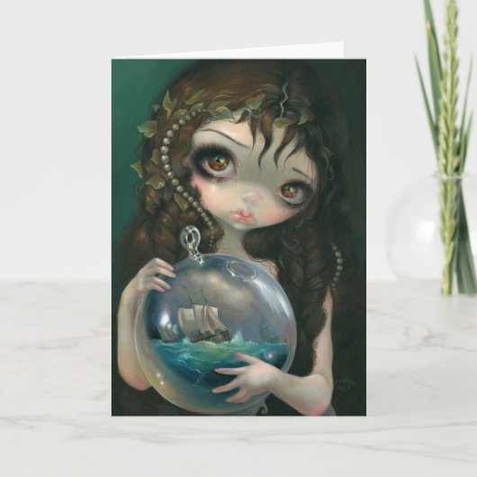 "Mikrokosmos: Seascape" Grußkarte Karte (Vorderseite)