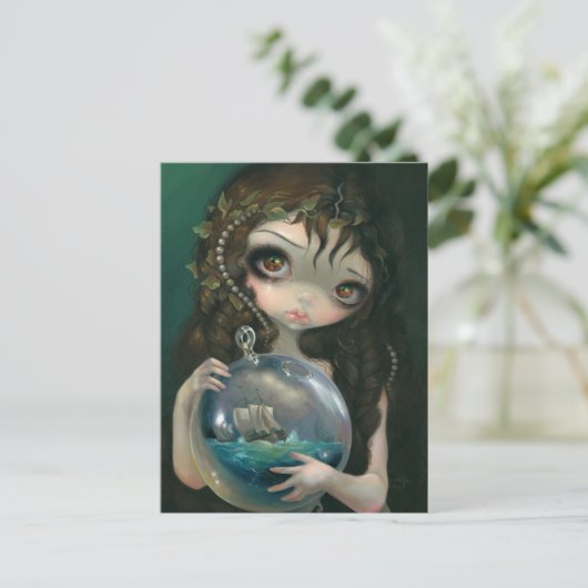 "Mikrokosmos: Seascape" Postkarte (Stehend Vorderseite)