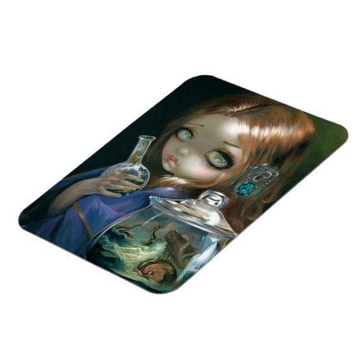 "Mikrokosmos: Seemonster" Flex-Magnet Magnet (Linke Seite)