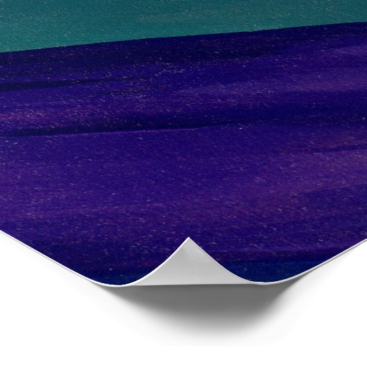 Mikrokosmos: Triceratops ART PRINT Zauberrealismus Poster (Ecke)