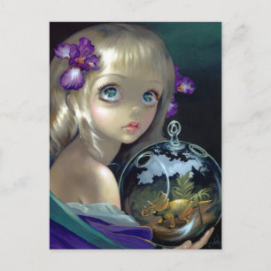 "Mikrokosmos: Triceratops" Postkarte