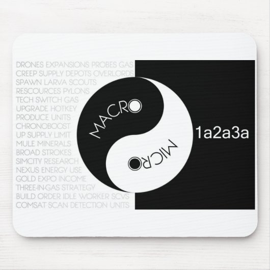 Mikromakrobalance 1a2a3a Mousepad (Vorne)