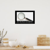 Mikromanagement ist eine erfolgreiche Strategie (S Poster (Küche)