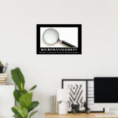 Mikromanagement ist eine erfolgreiche Strategie (S Poster (Heimbüro)