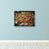 Mikromanethiques Miniaturmikroskulpturenfarben Leinwanddruck (Insitu (Holzboden))