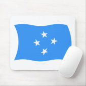 Mikronesia Flag Mousepad (Mit Mouse)