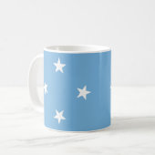 Mikronesien Flag Keramik Tasse (Vorderseite Links)