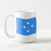 Mikronesien Flagge Tasse (Links)