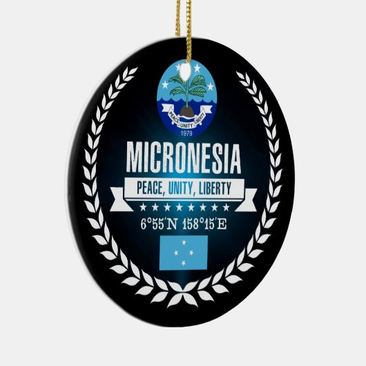 Mikronesien Keramik Ornament (Rechts)