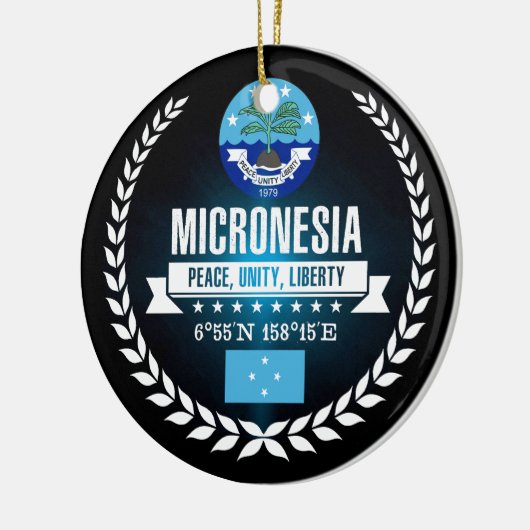 Mikronesien Keramik Ornament (Links)