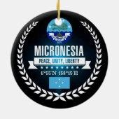 Mikronesien Keramik Ornament (Hinten)