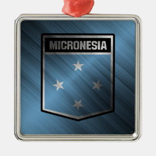 Mikronesien Ornament Aus Metall