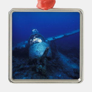 Mikronesien, Palau, Welterbe. Weltkrieg Silbernes Ornament