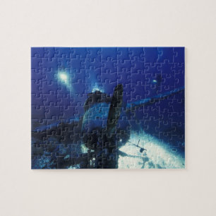 Mikronesien, Palau, Weltkulturerbe. Taucher Puzzle