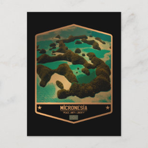 Mikronesien Postkarte