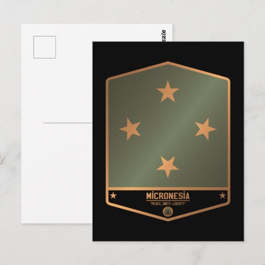 Mikronesien Postkarte (Vorne/Hinten)