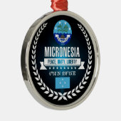 Mikronesien Silbernes Ornament (Rechts)