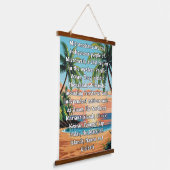 Mikronesier: Wir sind eins Wandteppich Mit Holzrahmen (Gewinkelt)