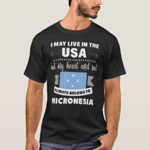 Mikronesisch-Amerikanische Zitate Shirt Mikronesie