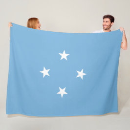 Mikronesische Flagge (Federated Staaten of Microne Fleecedecke