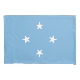 Mikronesische Flagge (Federated Staaten of Microne Kissenbezug