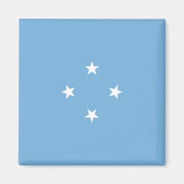 Mikronesische Flagge (Federated Staaten of Microne Magnet