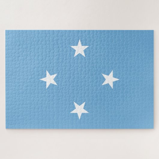 Mikronesische Flagge (Federated Staaten of Microne Puzzle (Horizontal)