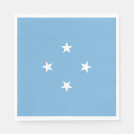 Mikronesische Flagge (Federated Staaten of Microne Serviette