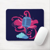 Mikrophon-Art-Explosion Mousepad (Mit Mouse)