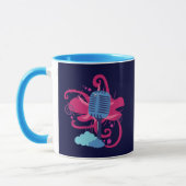 Mikrophon-Art-Explosion Tasse (Links)