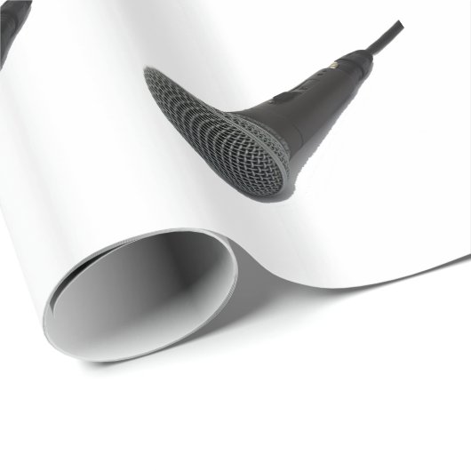 Mikrophone Geschenkpapier (Rolleneckpunkt)