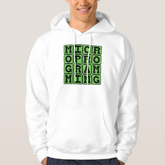Mikroprogrammierung, Mikrocodes für Mikroprozessor Hoodie (Vorderseite)