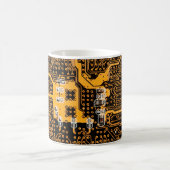 Mikroschema-Textur-Illustrationchip,mikro,hintergr Kaffeetasse (Mittel)