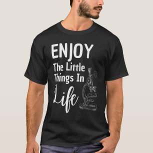 Mikroskop Biologie Biologe Wissenschaftslabor Labo T-Shirt
