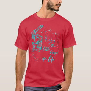 Mikroskop Biologie T-Shirt