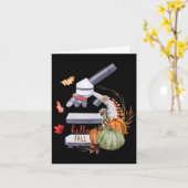 Mikroskop-Blume Pumpkin Mikrobiologie Biologie Tha Karte (Gelbe Blume)