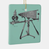 Mikroskop des 18. Jahrhunderts - Antiquitätenwisse Keramikornament (Rechts)