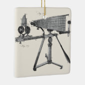 Mikroskop des 18. Jahrhunderts - Antiquitätenwisse Keramikornament (Rechts)