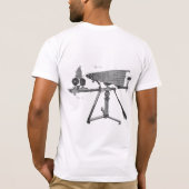 Mikroskop des 18. Jahrhunderts - Antiquitätenwisse T-Shirt (Rückseite)