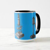 Mikroskop des 18. Jahrhunderts - Antiquitätenwisse Tasse (VorderseiteRechts)