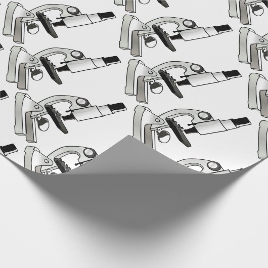 Mikroskop Geschenkpapier (Ecke)
