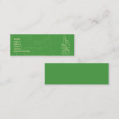 Mikroskop - Haut Mini Visitenkarte (Vorne/Hinten)