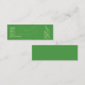 Mikroskop - Haut Mini Visitenkarte (Vorne/Hinten)