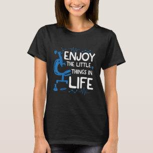 Mikroskop Mikrobiologen Biologie Nerd Wissenschaft T-Shirt