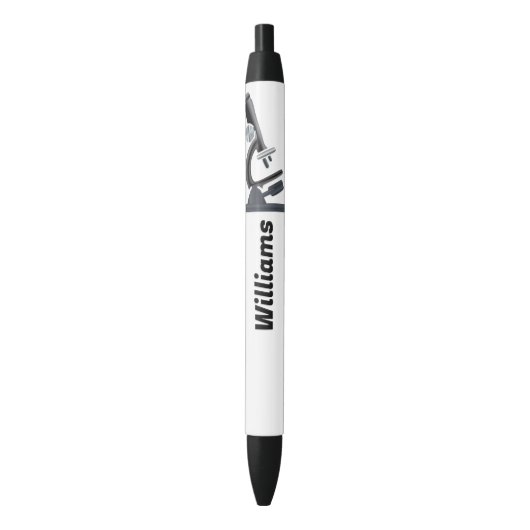 Mikroskop mit Ihrem Namen Kugelschreiber (Vorderseite Vertikal)