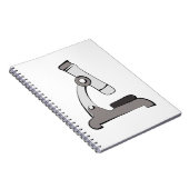 Mikroskop Notizblock (Rechte Seite)