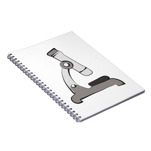 Mikroskop Notizblock (Rechte Seite)