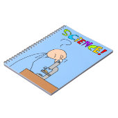 "Mikroskop" Notizbuch Notizblock (Linke Seite)