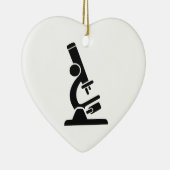 Mikroskop-Silhouette Keramikornament (Rechts)